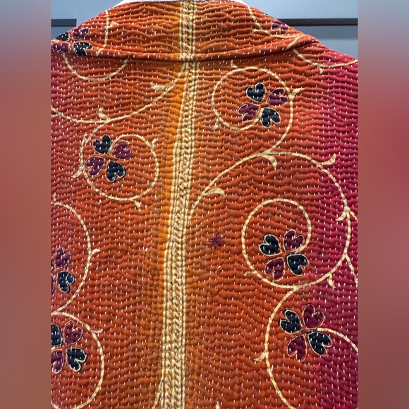 Namai THE LADHIYA QUILTED PATCHWORK KANTHA JACKET - Picture 3 of 8